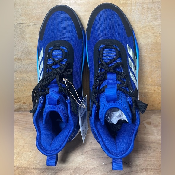 NEW Adidas Adizero Select Team Mens Size 8 Basketball Shoes Sneakers Blue/Black - Picture 7 of 9